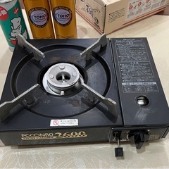 カセットコンロとボンベと土鍋あげますの画像