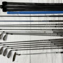 ij6989HI ゴルフクラブ 14本 ゴルフバッグ付 右利き S-YARD Wilson Re-ism LD Slazenger B.O.A. PING ANSER ドライバー アイアン パターの画像
