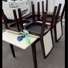 ダイニングテーブル椅子セット の画像