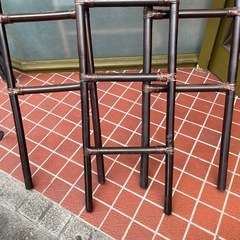 ３点セット　昭和レトロ　梯子　はしご　アンティーク　の画像