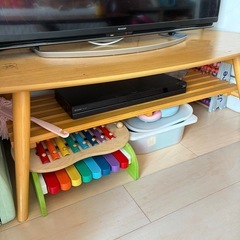 リビングテーブル　2台　折りたたみ可能の画像