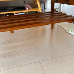 リビングテーブル　2台　折りたたみ可能の画像