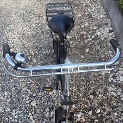 ブリヂストン 実用車 26インチ 整備済み ブラック 通勤・通学 レトロ自転車の画像