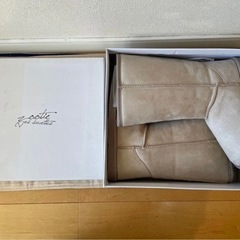 イーザッカマニアストアーズ　ボア ロング丈ムートンブーツ レディース Sサイズの画像