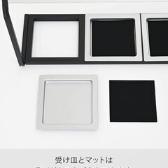 Yamazaki 傘立て US-MV36 ブラック かさ約36本収納 W87×D24×H50cm 山崎実業 店舗・業務用カサ立て 受け皿取外し可能 合成ゴムマット付きの画像