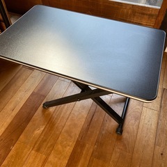 スタンディングデスク ガス圧式無段階高さ調整卓上 折りたたみデスク リフティングテーブル 持ち運び 座位・立位両用 上下昇降式ワークデスク幅78.5×52cm 高さ調整範囲：5.5~41cmローテブルの画像