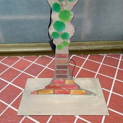 ランプ　電気スタンド　金属製　アイアンの画像