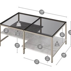 ガラステーブルの画像