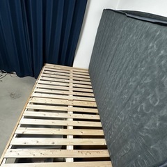 セミダブルベッド　ベッドフレームの画像