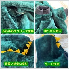 大型犬　パーカー　恐竜　コスプレの画像