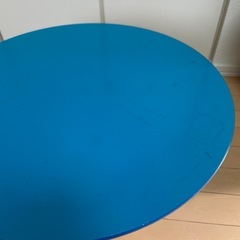 円テーブル　一人暮らし、子供部屋にの画像