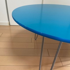 円テーブル　一人暮らし、子供部屋にの画像