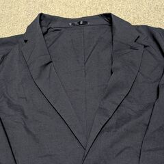 【無料で差し上げます】しまむら 薄手ジャケット メンズ ネイビー LLサイズの画像