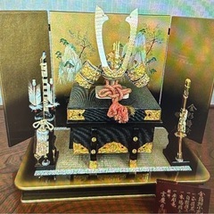 5月人形 伝統的な武士の兜の画像