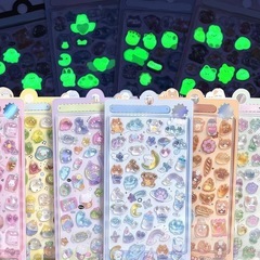 【新品】光るドロップシール 3D 立体シールの画像