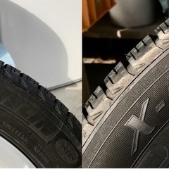 アウディ A3  純正ホィール付きスタッドレス　205/55R 16×4本　室内保管 美品
  の画像