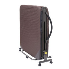 【新品未使用☆】14段階リクライニングベッド 折りたたみベッド シングルベッド キャスター付きの画像