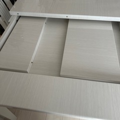 【テーブルのみ】伸長式ダイニングテーブル W130〜180の画像