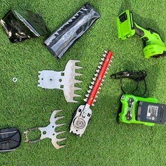 芝生　バリカンの画像