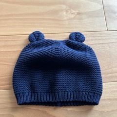 くま耳帽子1〜3歳サイズの画像