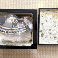 5月人形 伝統的な武士の兜の画像