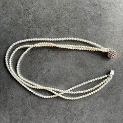 結婚式用鞄、ネックレスの画像