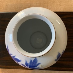 有田焼　陶板画、深川製磁製　花台つきの画像