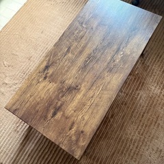 収納棚付きローテーブルの画像