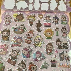 ラブブ♡2枚組シールの画像