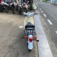 福山市　瀬戸町　ホンダ スーパーカブ C50 12V 3速 実動 書類付き PE20 ビッグキャブ ファンネル仕様 通勤 通学 カスタムベースにもの画像