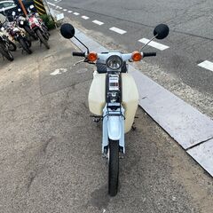福山市　瀬戸町　ホンダ スーパーカブ C50 12V 3速 実動 書類付き PE20 ビッグキャブ ファンネル仕様 通勤 通学 カスタムベースにもの画像