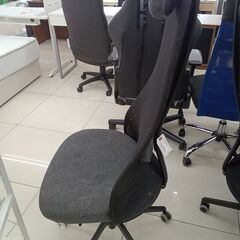★リユースのサカイ日立店★HJ8680  オフィスチェア グレー H130×D56×W130 クリーニング済み の画像