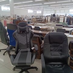 ★リユースのサカイ日立店★HJ8681  オフィスチェア ブラック H106×D53×W64 クリーニング済み の画像