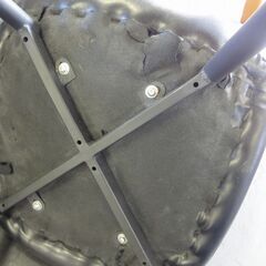 T-064 リサイクル品 合皮 ダイニングチェア 座面高45cmの画像