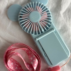 ミッキーマウス ハンディー扇風機の画像