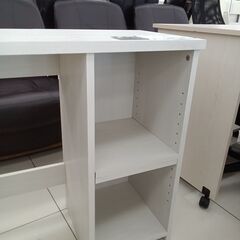 ★リユースのサカイ日立店★HJ8682  ラック付きデスク ホワイト H71×D35×W90 クリーニング済み の画像