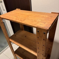 【お取引き中
】無印良品 木製ラック シェルフ 棚 収納ラックの画像