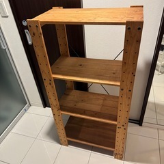 【お取引き中
】無印良品 木製ラック シェルフ 棚 収納ラックの画像