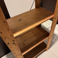 【お取引き中
】無印良品 木製ラック シェルフ 棚 収納ラックの画像