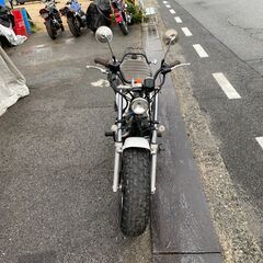 福山市　瀬戸町　スズキ バンバン200 NH42A FI インジェクション 最終型 実動 書類付 ビッグフット ファットホイール付 吹け上がり良好 カスタムにもの画像