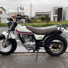 福山市　瀬戸町　スズキ バンバン200 NH42A FI インジェクション 最終型 実動 書類付 ビッグフット ファットホイール付 吹け上がり良好 カスタムにもの画像