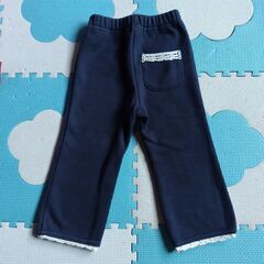 サイズ90　HusHusH　ズボン　ネイビー系の画像