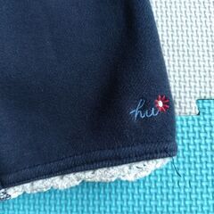 サイズ90　HusHusH　ズボン　ネイビー系の画像