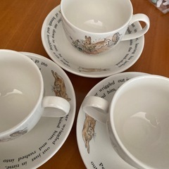 ピーターラビット　ティーセット　カップ&ソーサーの画像