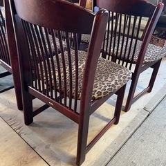 カリモク4脚セットダイニングチェアの画像