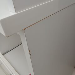 ★リユースのサカイ日立店★HJ8685  レンジボード ホワイト H180×D40×W80 クリーニング済み の画像