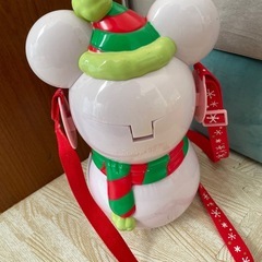 ミッキーマウス雪だるまポップコーンケースの画像