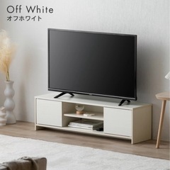 テレビ台 BAB-110R  ホワイト 白 47インチの画像