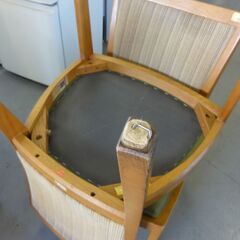 T-065 リサイクル品 訳あり特価 木製フレーム ダイニングチェア SH450mmの画像