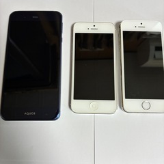 格安！早い者勝ち！ジャンク！5台スマホセットの画像
